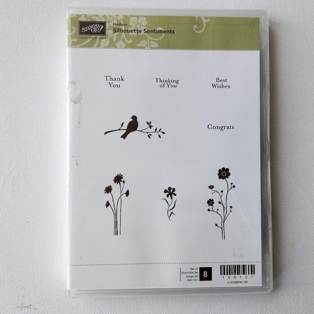 Stampin Up Silhouette Sentiments